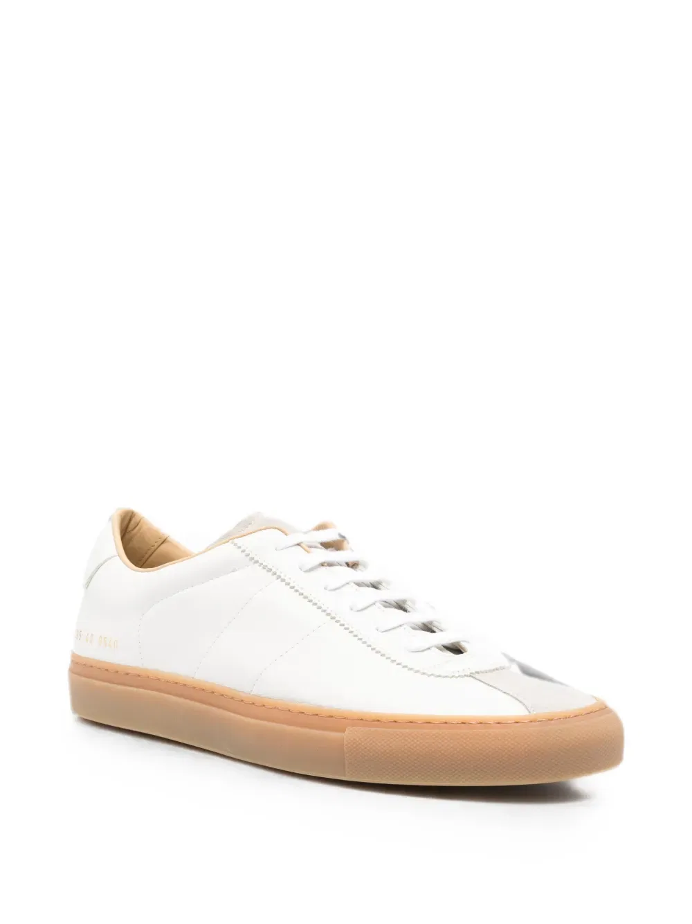 Классические кроссовки Court на шнуровке Common Projects, белый — фото 2