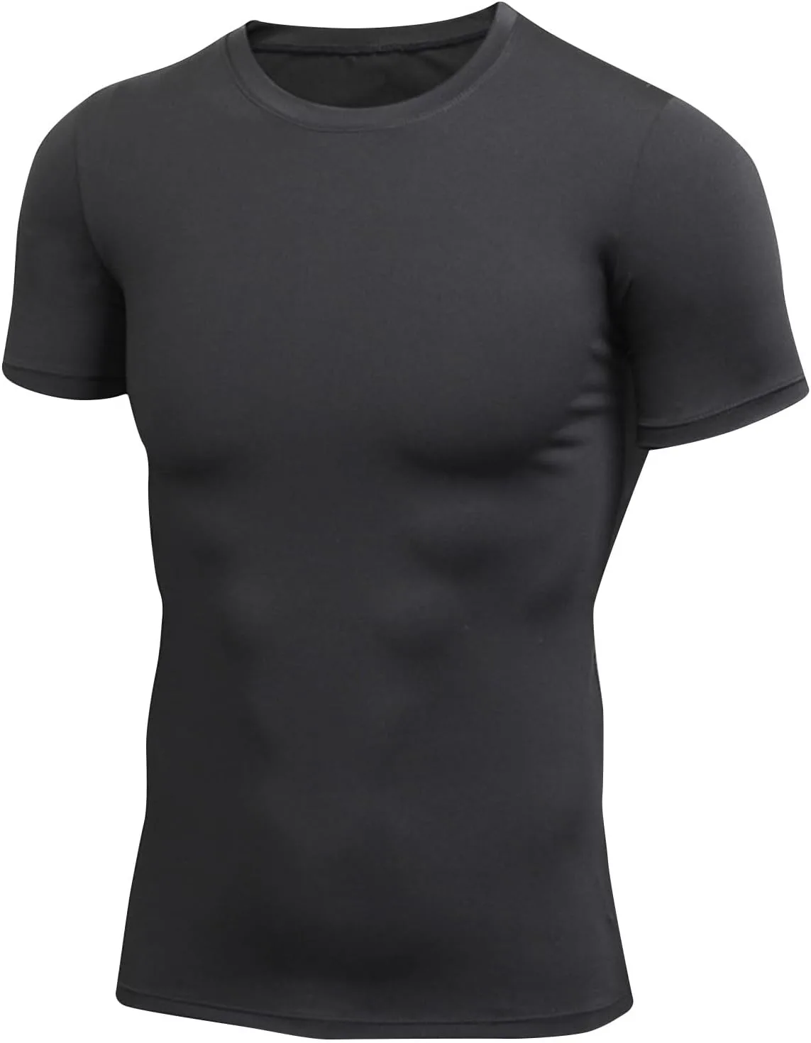 

Мужская компрессионная футболка с коротким рукавом для тренировок QUNPIU