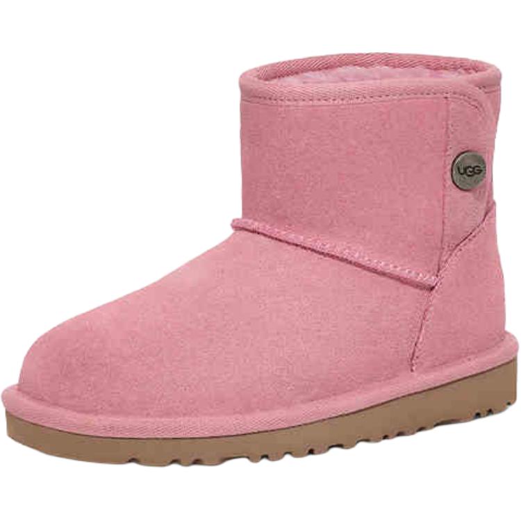 UGG Классические ботинки heritage entry устойчивые к истиранию утепленные высокие детские gray purple kids