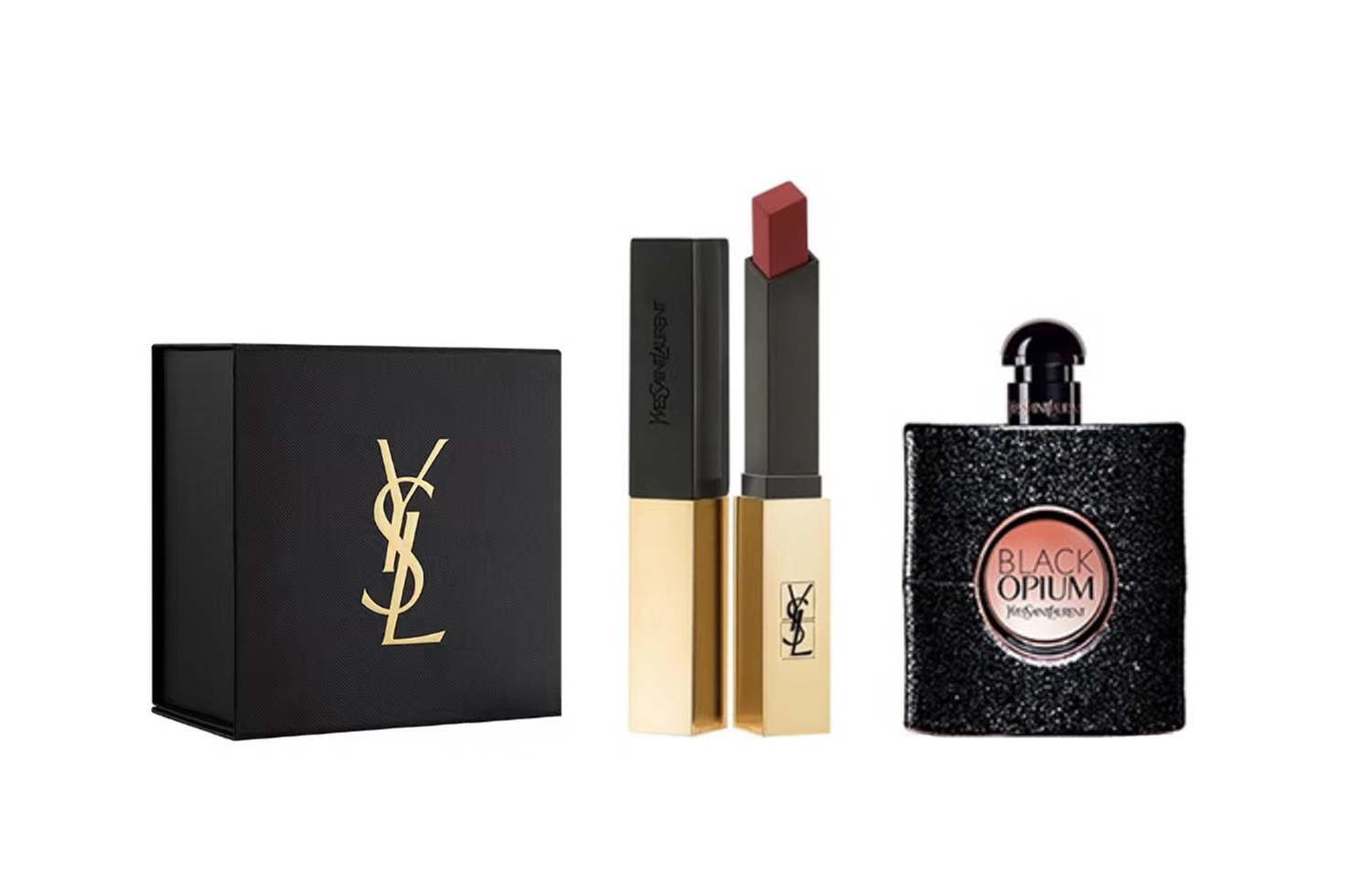 Подарочный набор SAINT LAURENT: помада Rouge Pur Couture The Slim № 1966, 2,2 г + парфюмерная вода Libre, 1,2 мл — фото 4