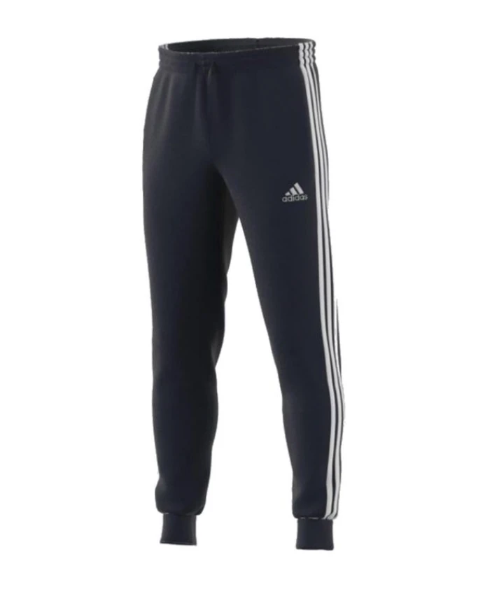 

Essentials флисовые 3 полосные мужские брюки Adidas, синий