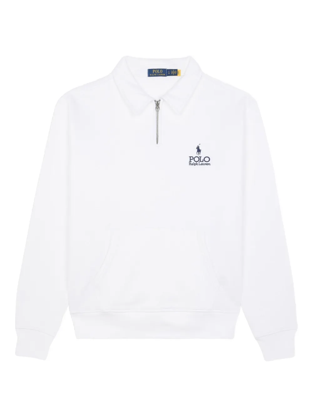 

Толстовка с воротником-поло и застежкой-молнией POLO RALPH LAUREN, белый