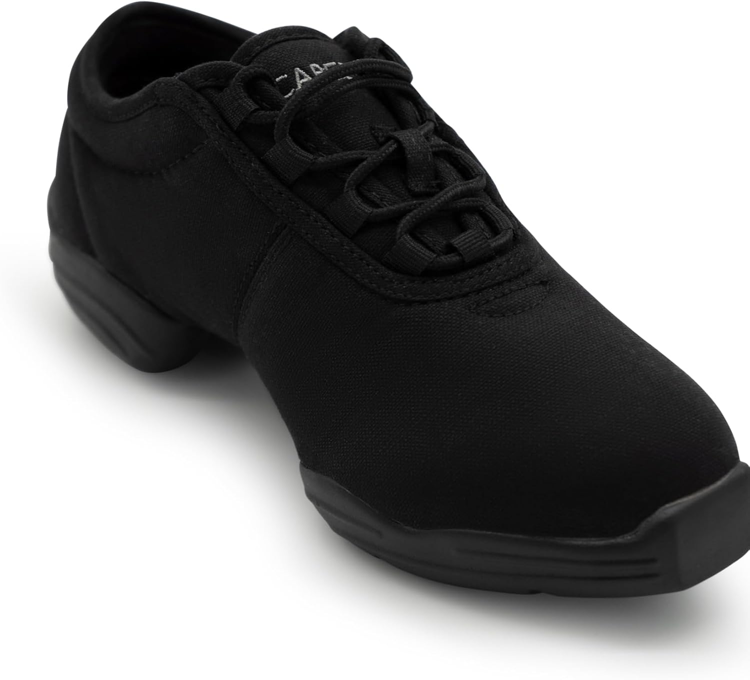 Кроссовки для танцев Capezio Little Kid/Big Kid DS03 из канваса, черный — фото 2