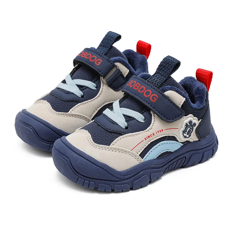 Коллекция Urban Techwear Baby Walkers: удобные, универсальные, утепленные и флисовые, легкие BOBDOG, 55088 Black/Coral Green (Winter Fleece-Lined) — фото 4