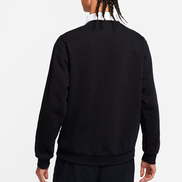 Толстовка Men's Nike SB Fleece Skateboard Knit Breathable Splicing Embroidered Autumn Black, мультиколор — фото 4