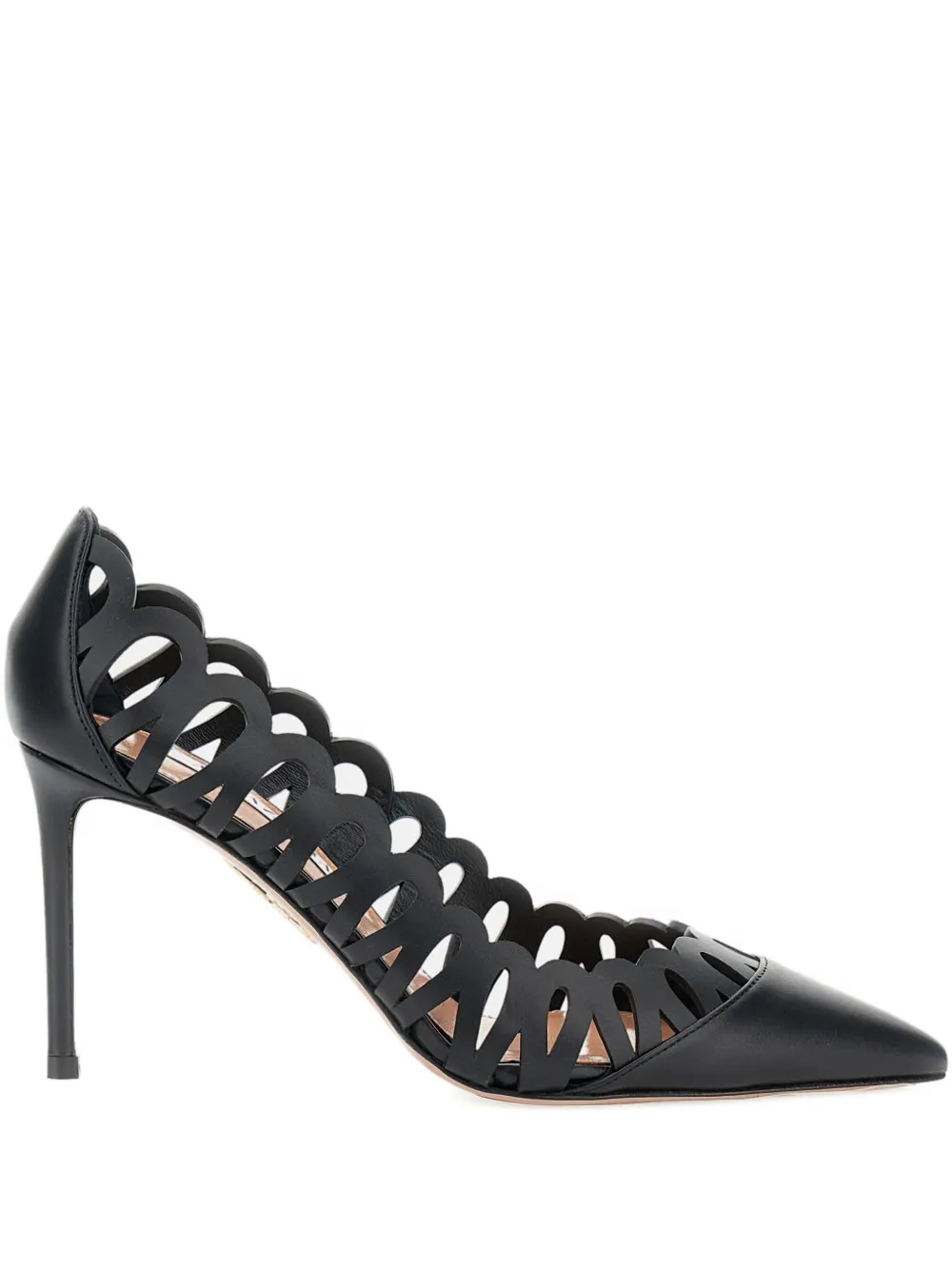 Туфли с перфорацией Aquazzura, черный