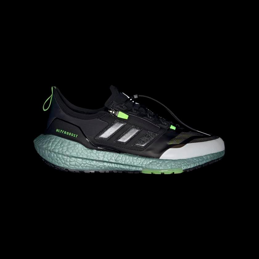 Мужские беговые кроссовки adidas Ultraboost 21 с Gore-Tex, белый/черный/зеленый — фото 2