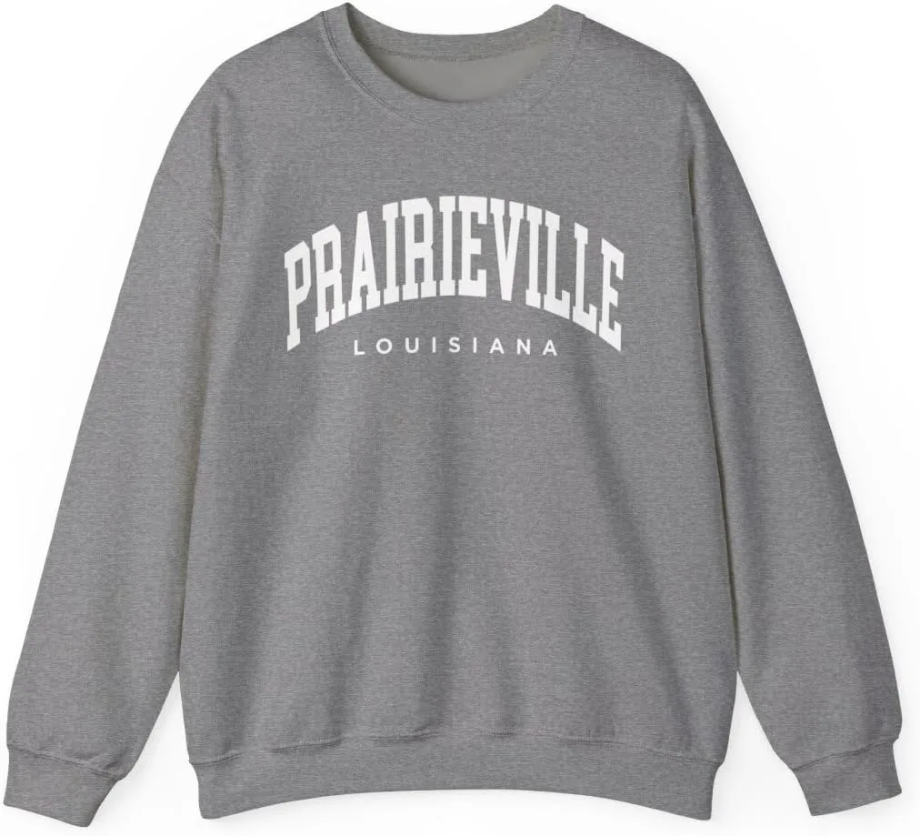 

Толстовка Adult Unisex Crewneck Prairieville Louisiana CUSTOMI