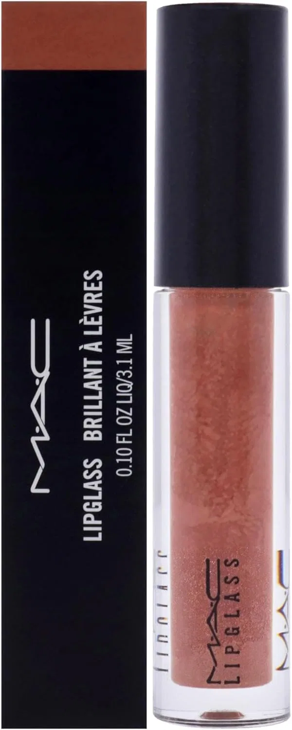 Блеск для губ MAC Lipglass #BEAUX, 3.1 мл, клюквенный