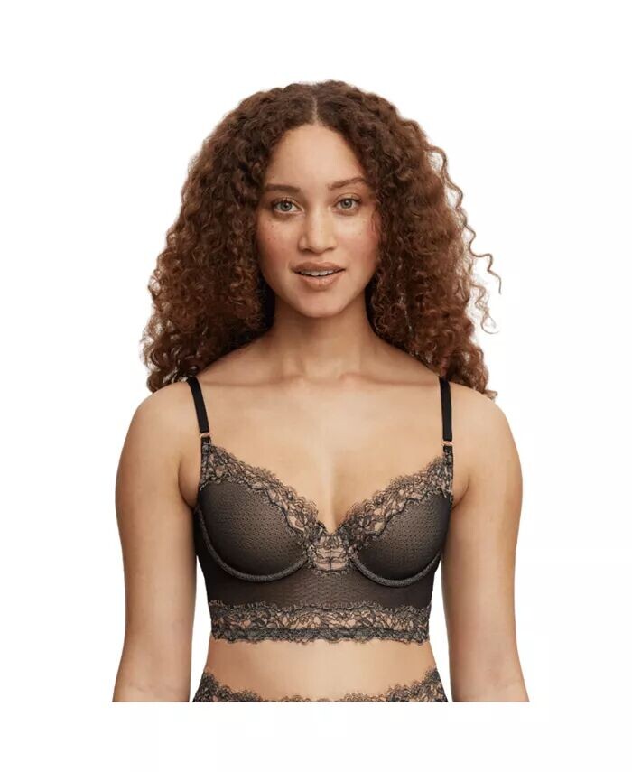 

Женский бюстгальтер Entice Longline Lightly Linen Skarlett Blue, черный