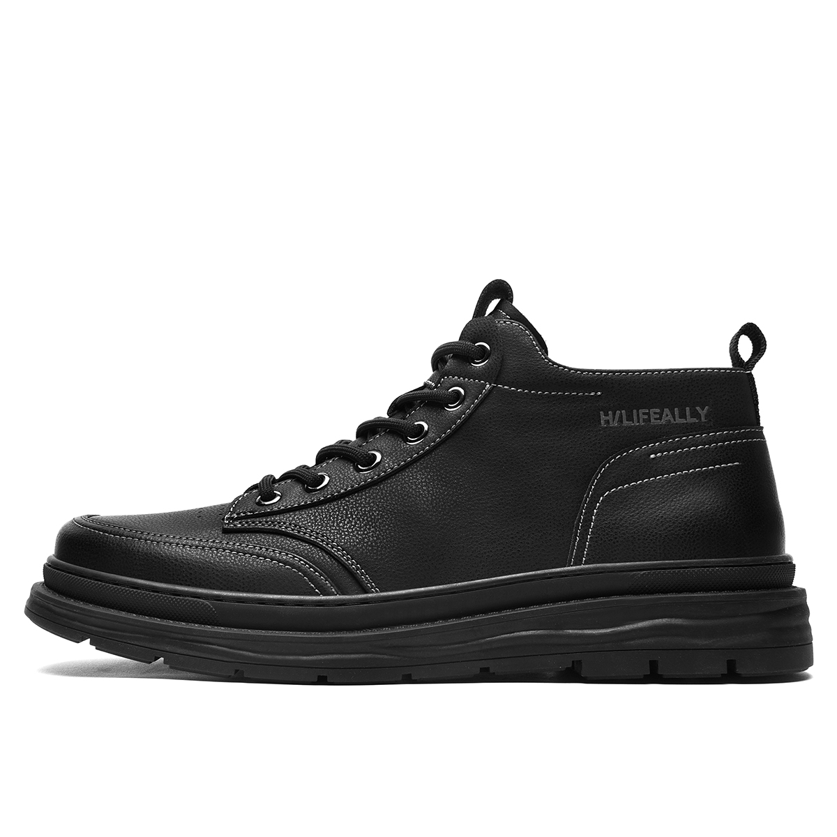 

Рабочие ботинки мужские Mid Top Black HLA, серый, Черный, Рабочие ботинки мужские Mid Top Black HLA, серый