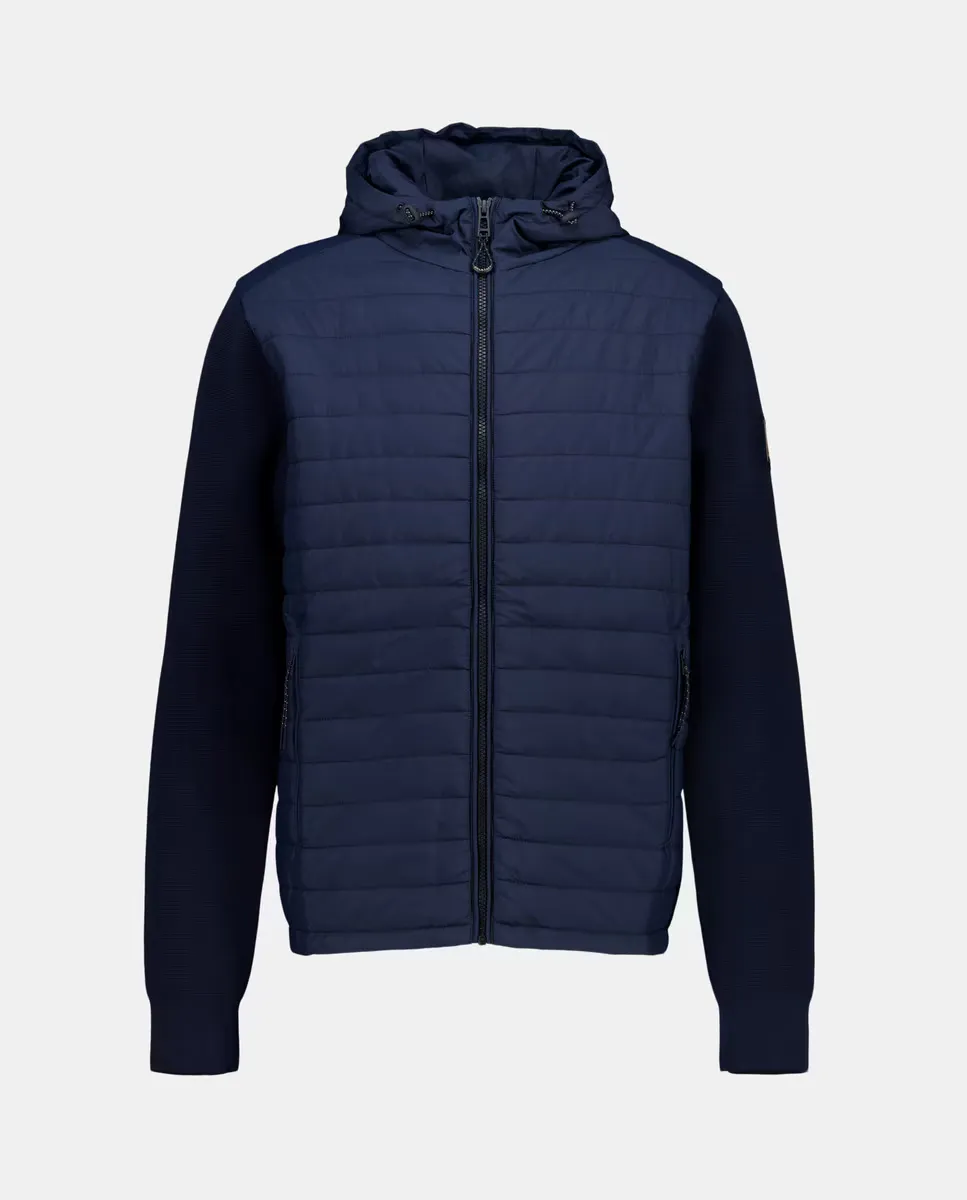 

Мужская куртка из двойной ткани с капюшоном Belstaff, темно-синий