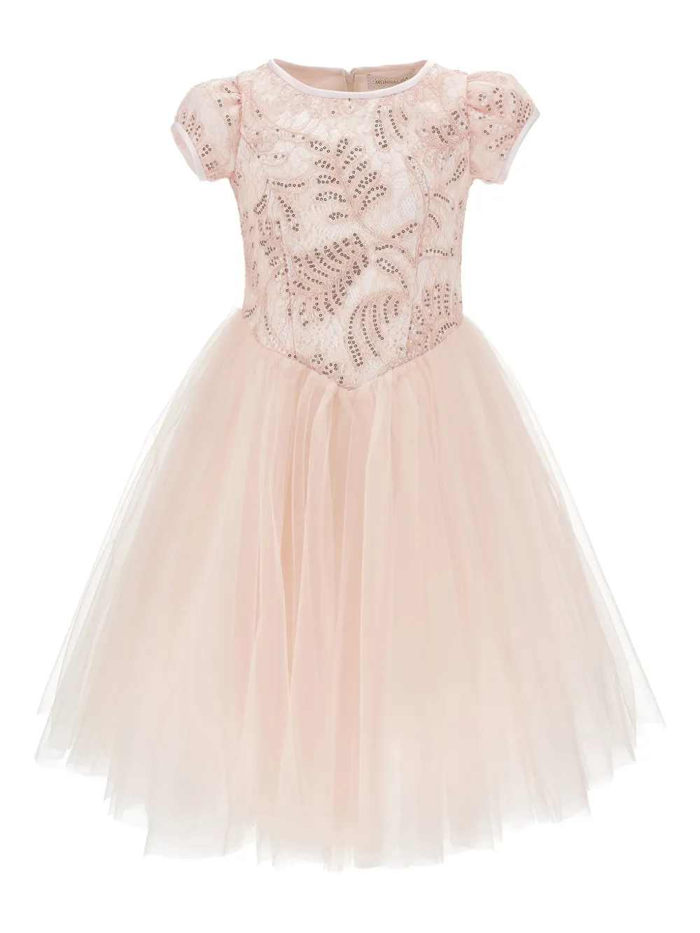 

Платье с пайетками Monnalisa, розовый