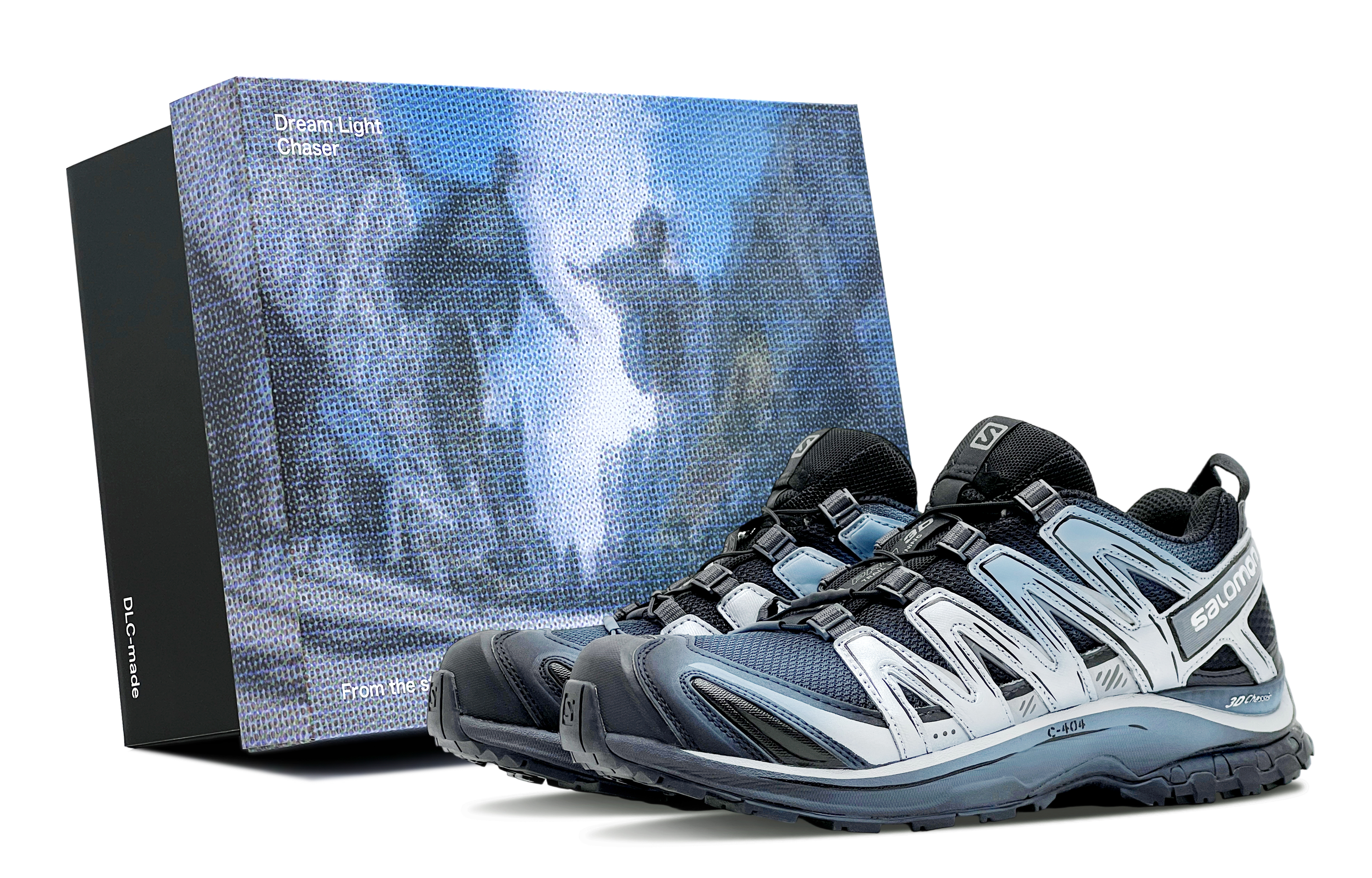 

Кроссовки для трейлраннинга и тренировок XA PRO 3D LA YAUTE, низкие, дышащие, с технологией Cushioning, унисекс SALOMON, синий черный box