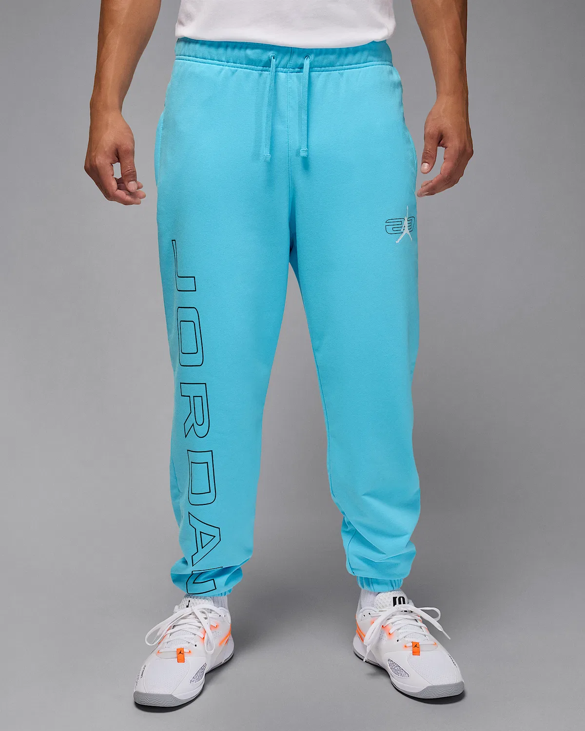 Мужские флисовые штаны Jordan Sport Crossover, Blue Chill/Black/White