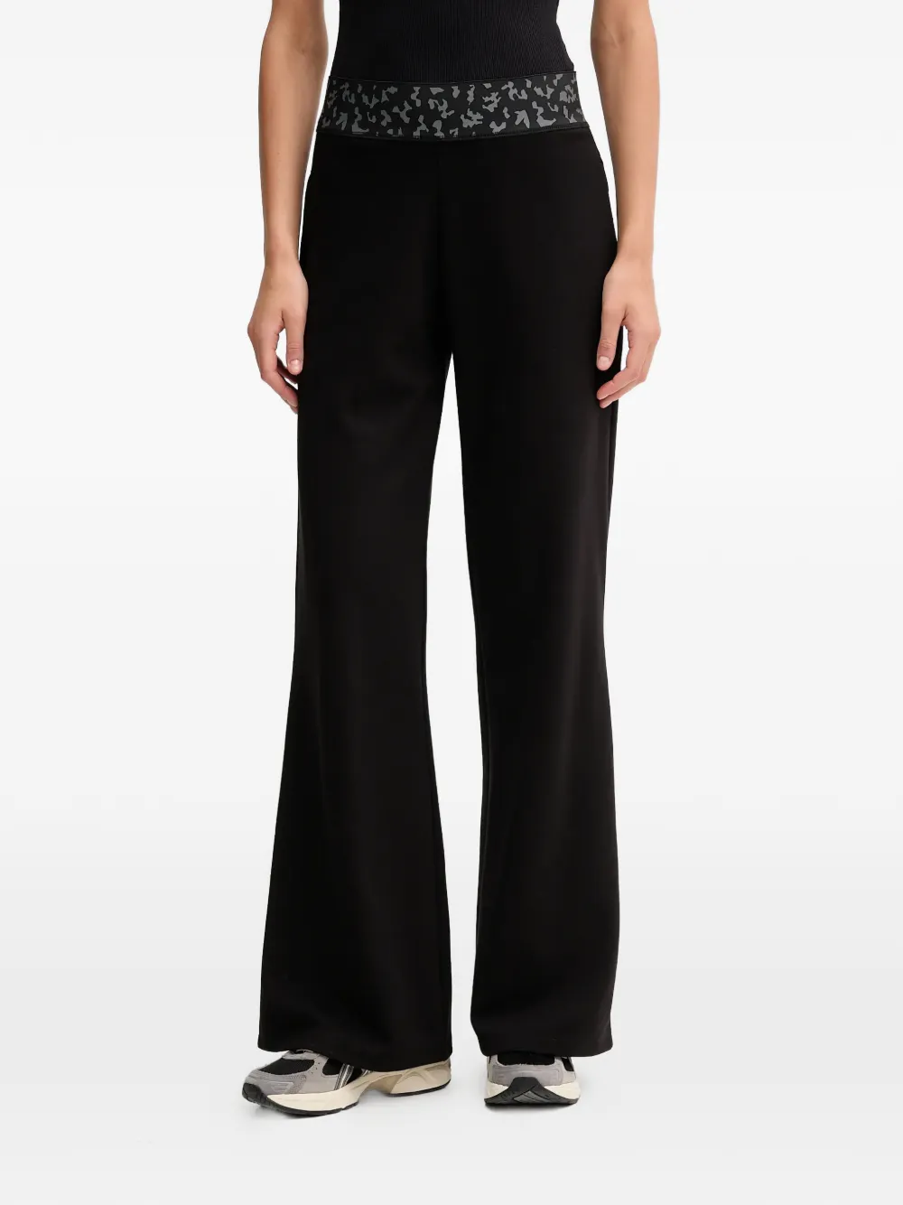 

Брюки с принтом Ea7 Emporio Armani, черный