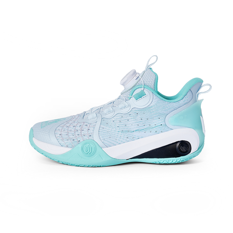 

Баскетбольные кроссовки Wiggins AW1 с защитой от скольжения, защитой от ударов, износостойкостью, поддержкой отскока, низкие, детские PEAK, синий