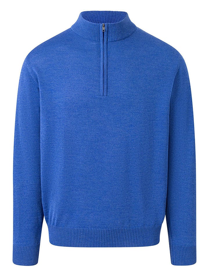 

Шерстяной свитер синего цвета Maerz Muenchen