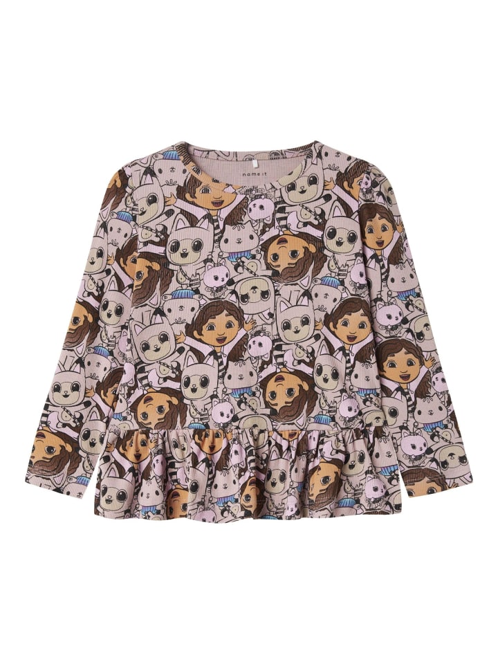 

Name it Топ с длинными рукавами, цвет «Полированный сиреневый»