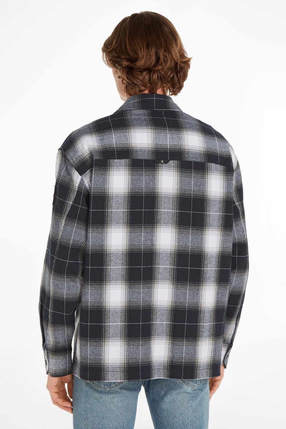 

Рубашка в клетку Calvin Klein Jeans, черный