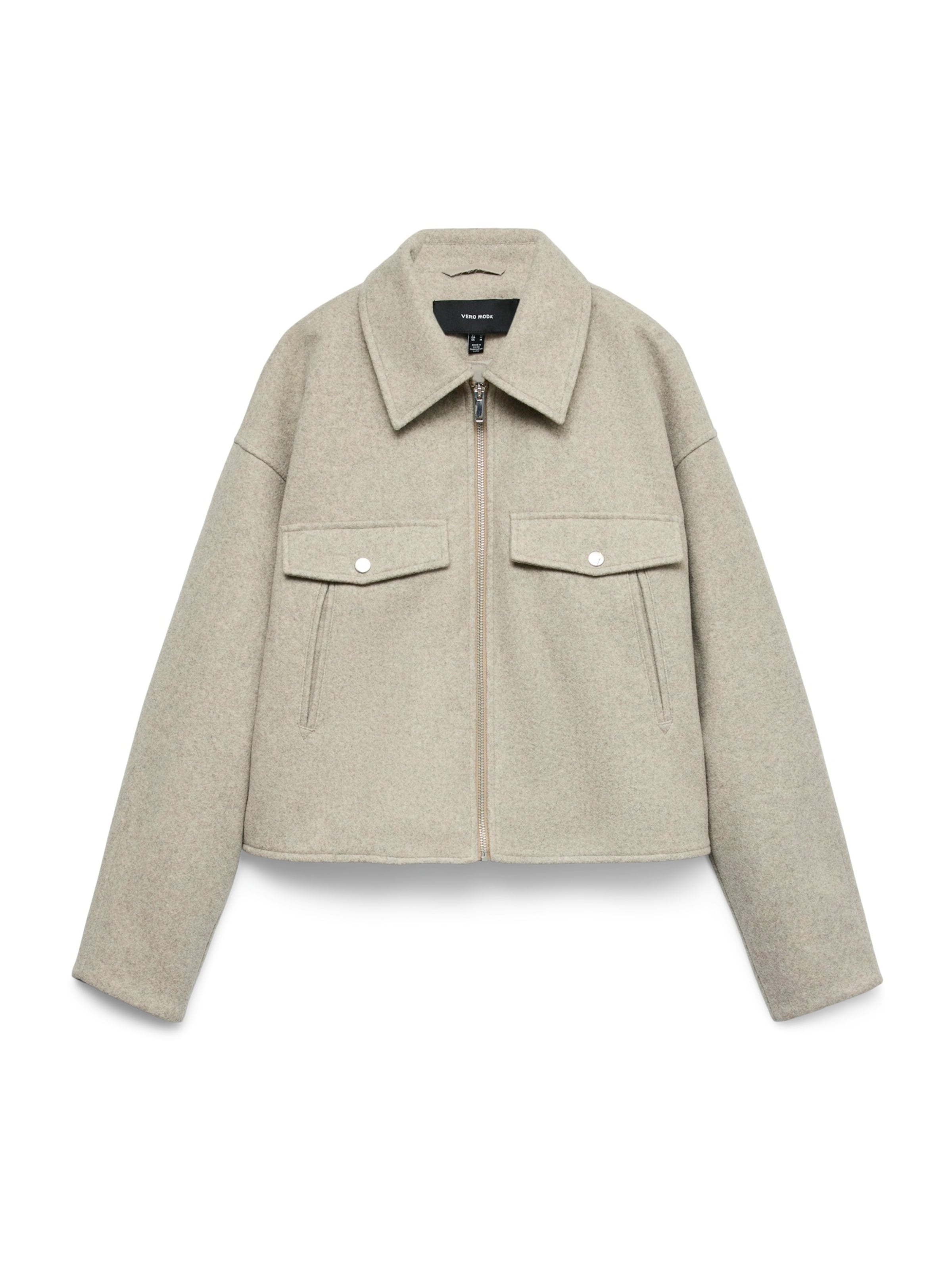 

VERO MODA Межсезонная куртка 'VMFORTUNEFREJ' в крапчатом бежевом цвете