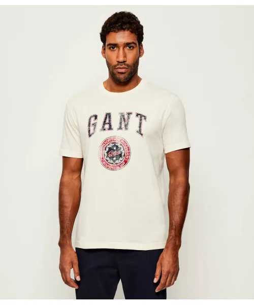 

Футболка с рисунком Regular fit Gant, белый