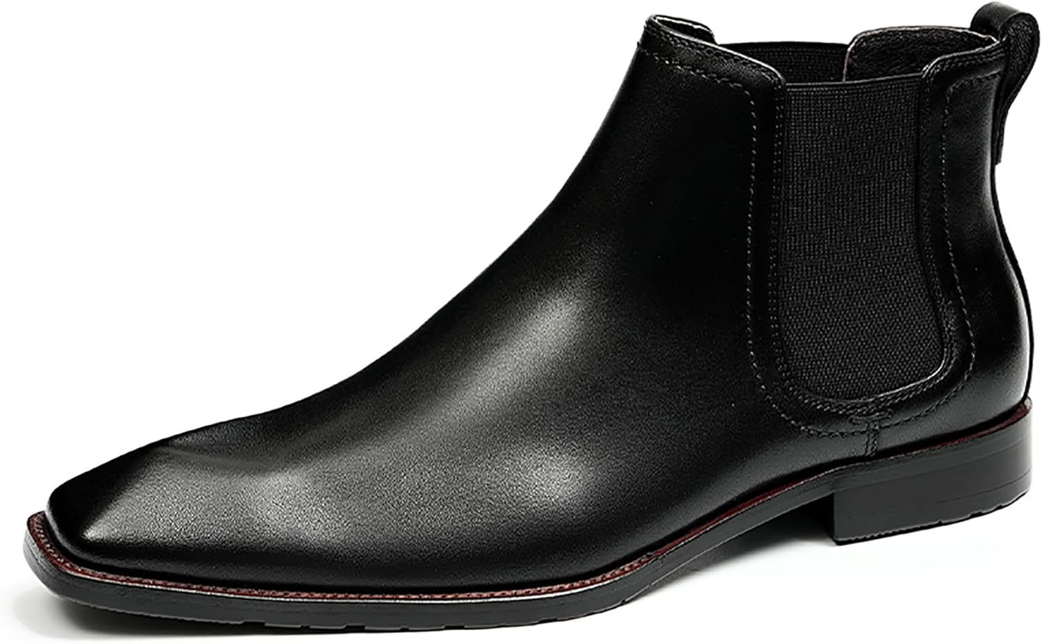 

Мужские ботинки Chelsea Santimon, кожаные ботинки на шнуровке, кожа высокого качества, ботинки до щиколотки, модные, для выпускного, свадьбы, повседневного и делового стиля, ботинки Chukka с гладким носком, ковбойские ботинки для мужчин, черный