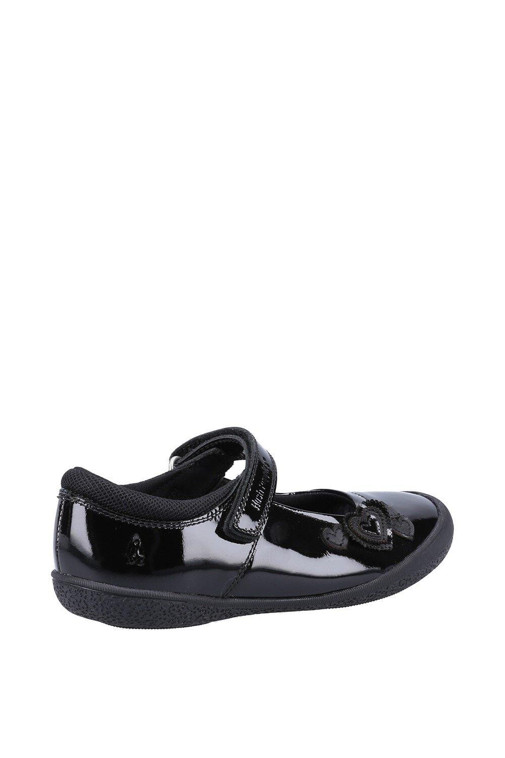 'ROSANNA PATENT JUNIOR' Girls BTS FLFR Hush Puppies, черный — фото 2