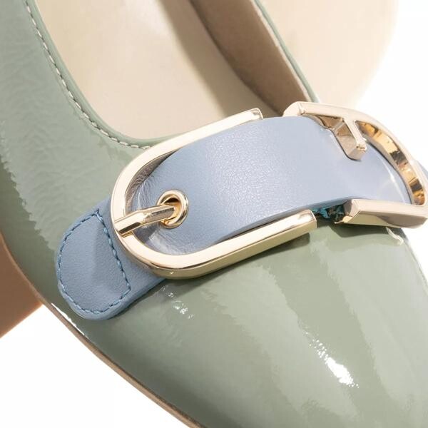 Туфли furla flow slingback t.60 mineral green+grano+celestial Furla, зеленый — фото 3