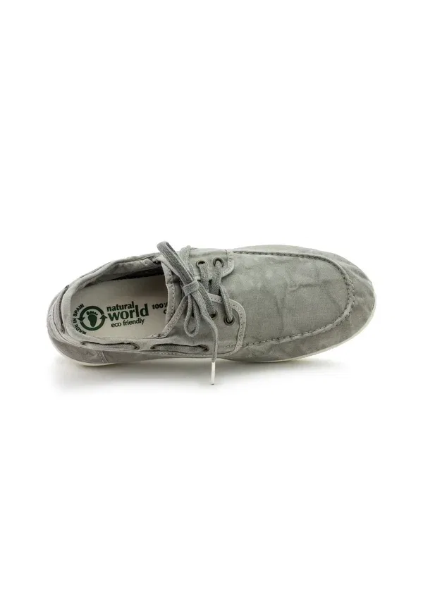 Туфли-лодочки Old elbrus boat shoes Natural World, светло-серый — фото 4