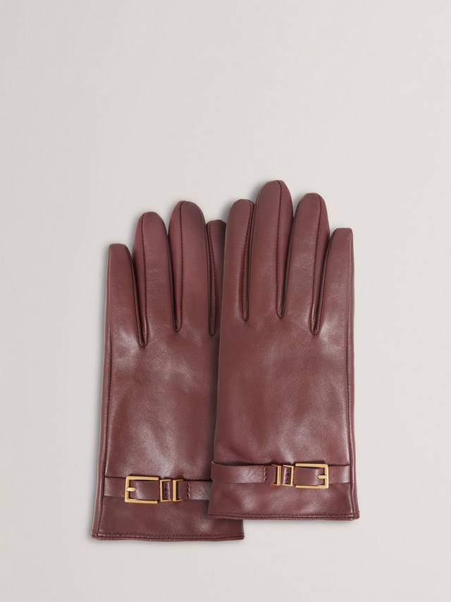 

Кожаные перчатки Jilla Ted Baker, Burgundy