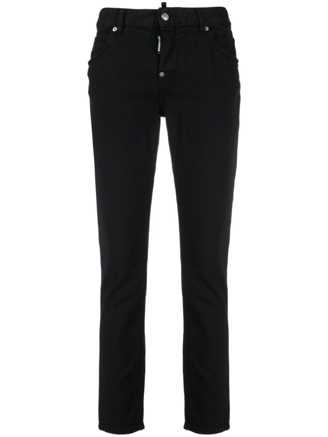 

Dsquared2 Black Bull cropped jeans, черный