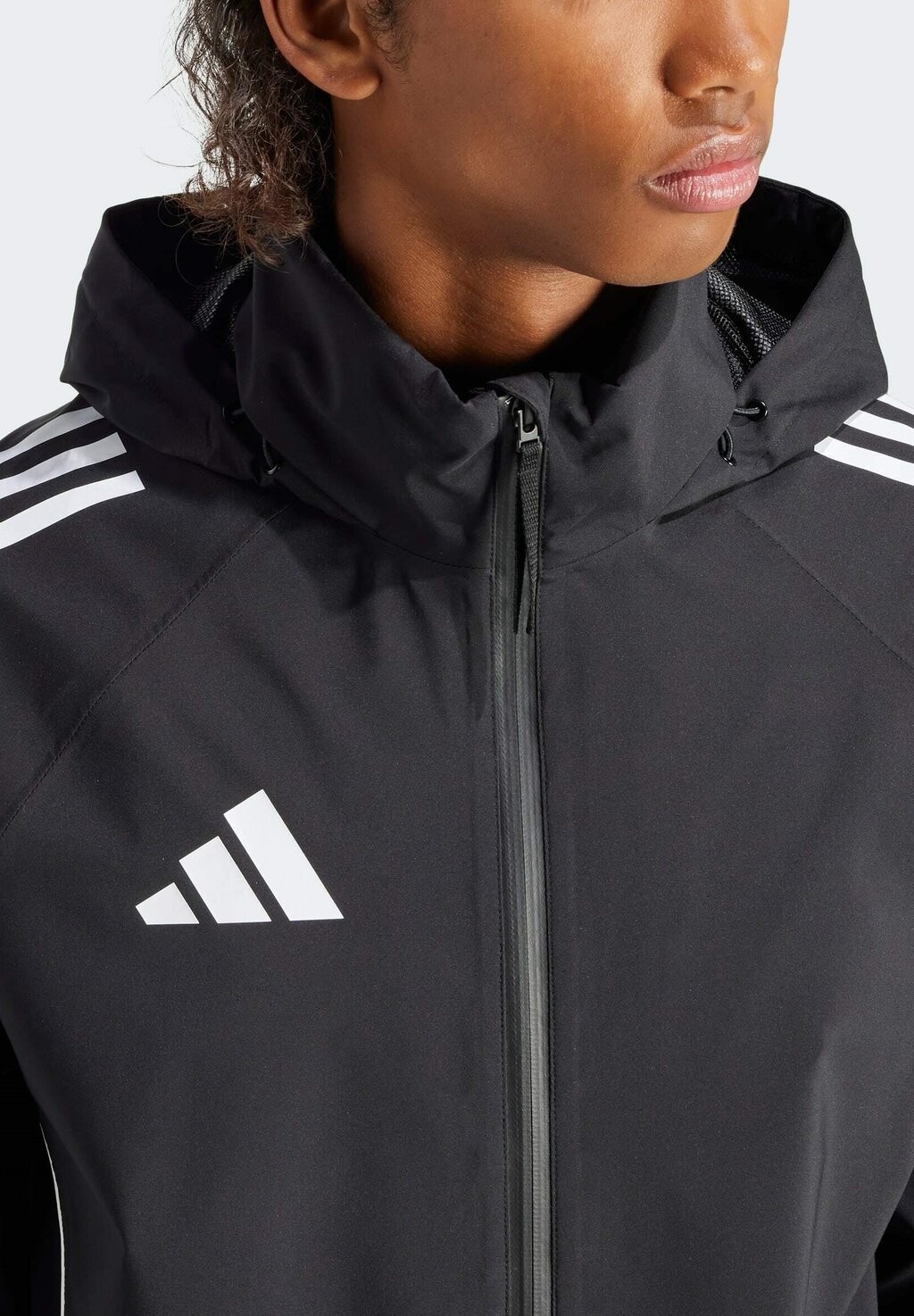 Куртка тренировочная TIRO 24 adidas Performance, цвет black white — фото 3