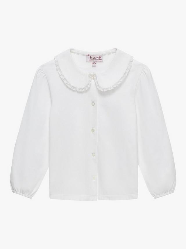 

Детский топ Evelyn Lace Jersey Trotters, White