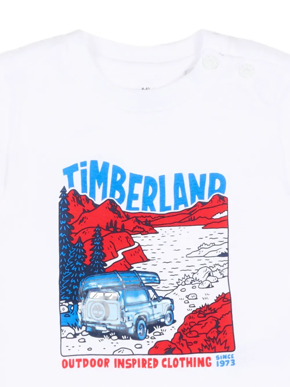 Футболка с графическим принтом Timberland Kids, белый — фото 3