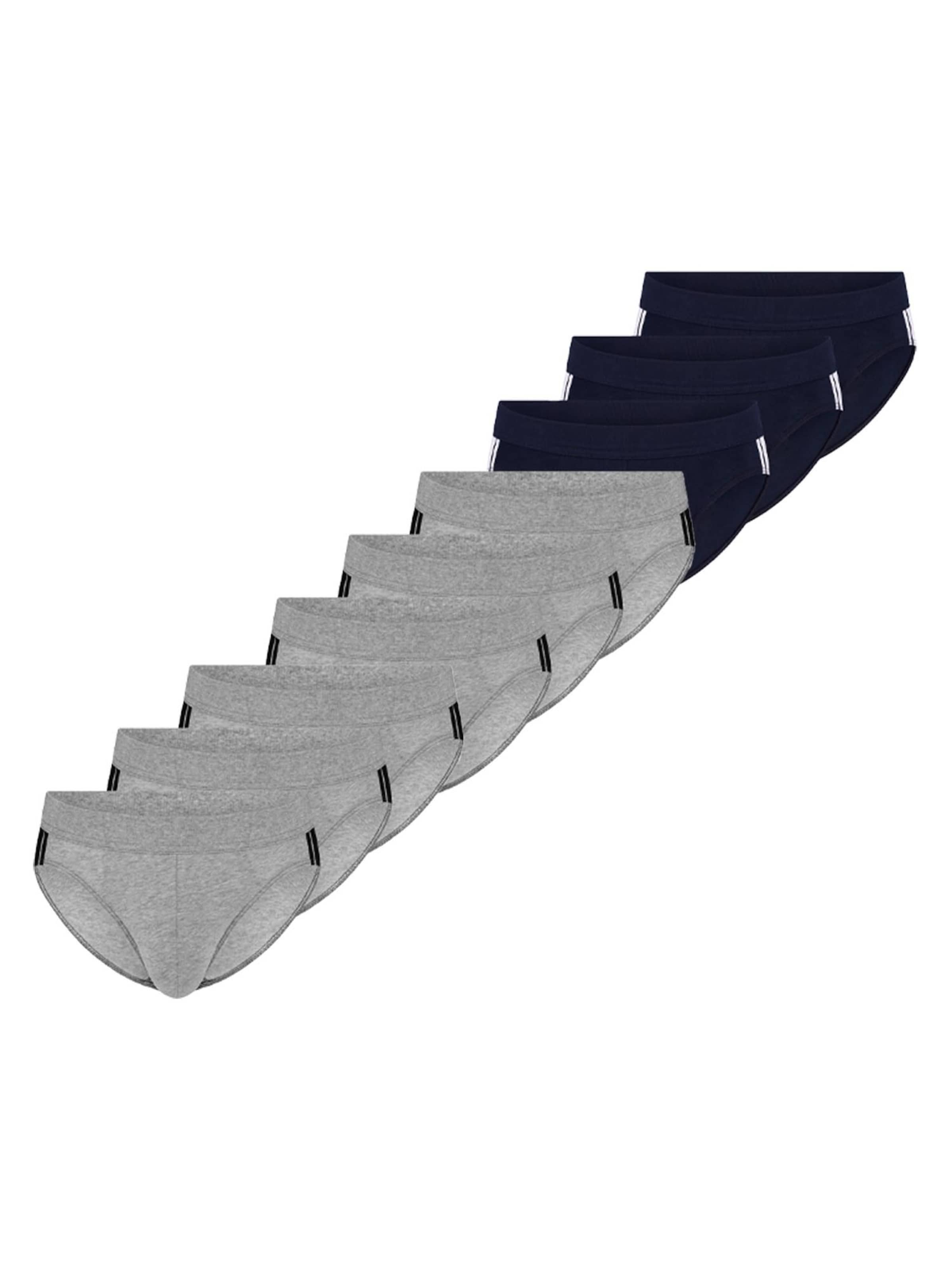 

SCHIESSER Трусы '95/5 Stretch - Organic Cotton' в крапчатом сером