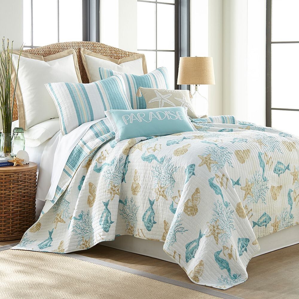 

Levtex Home San Clemente Одеяло или накидка, синий