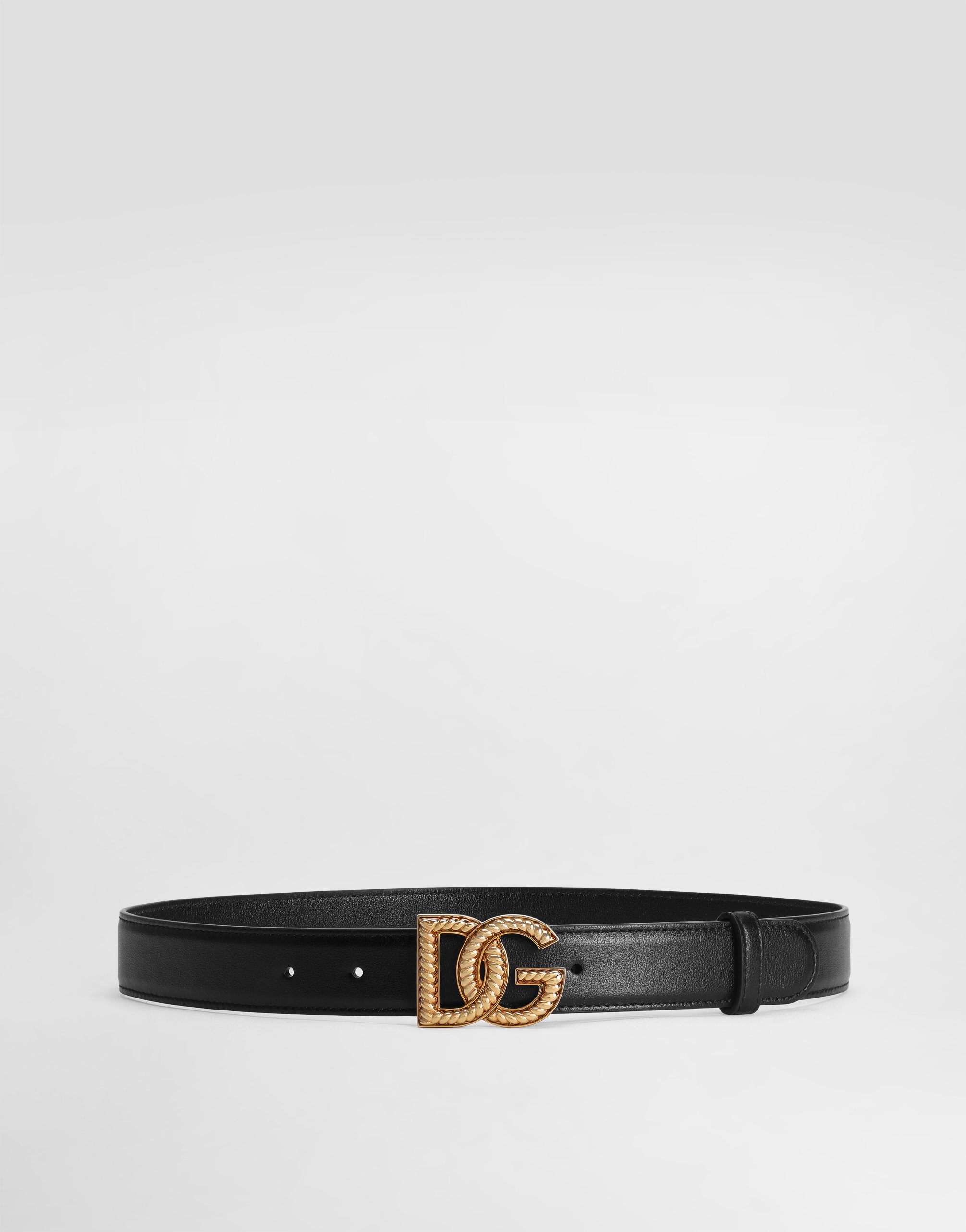 

Ремень с логотипом dg Dolce & Gabbana, черный