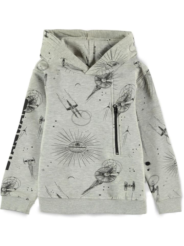 

Детская толстовка с капюшоном черного цвета Star Wars