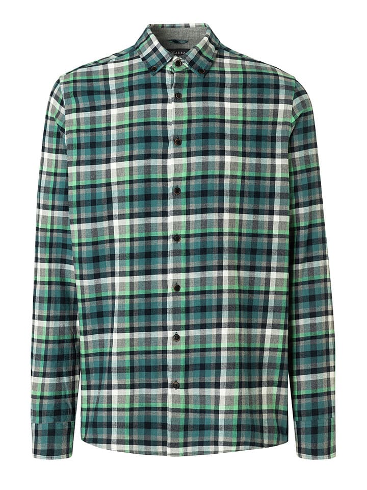 

Maerz Muenchen Рубашка цвета бензин/белый