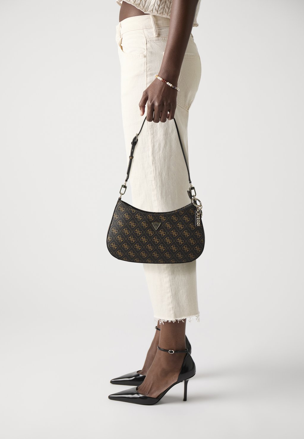 

Сумка NOELLE II TOP ZIP SHOULDER BAG Guess, коричневый