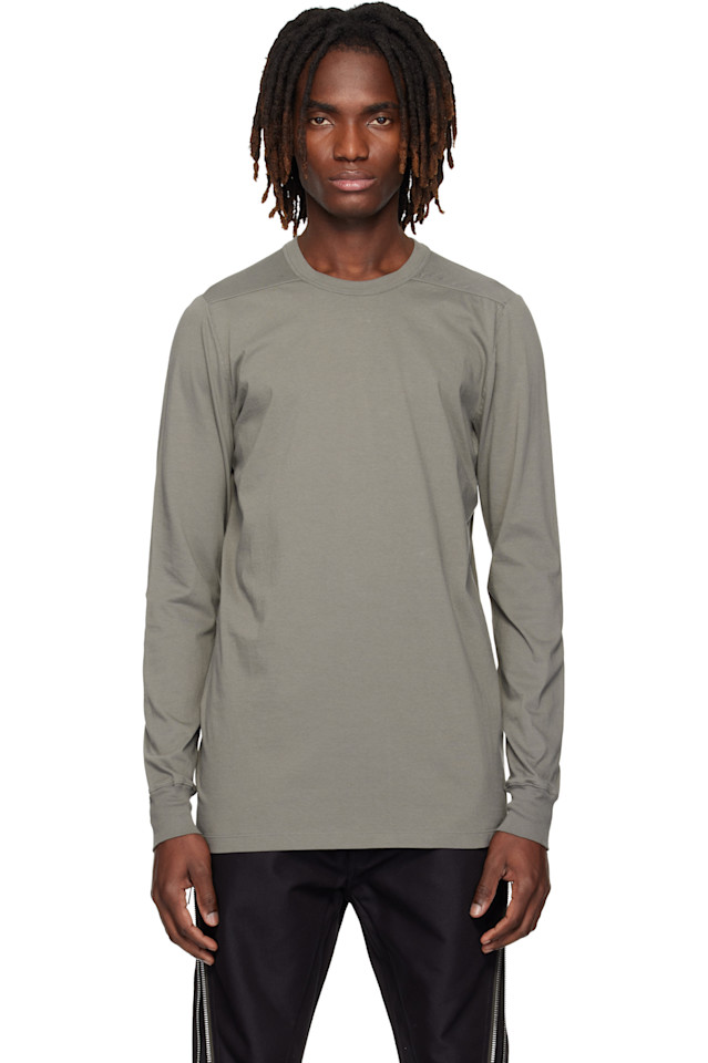 

Rick Owens Серая футболка с изображением храма, размер LS