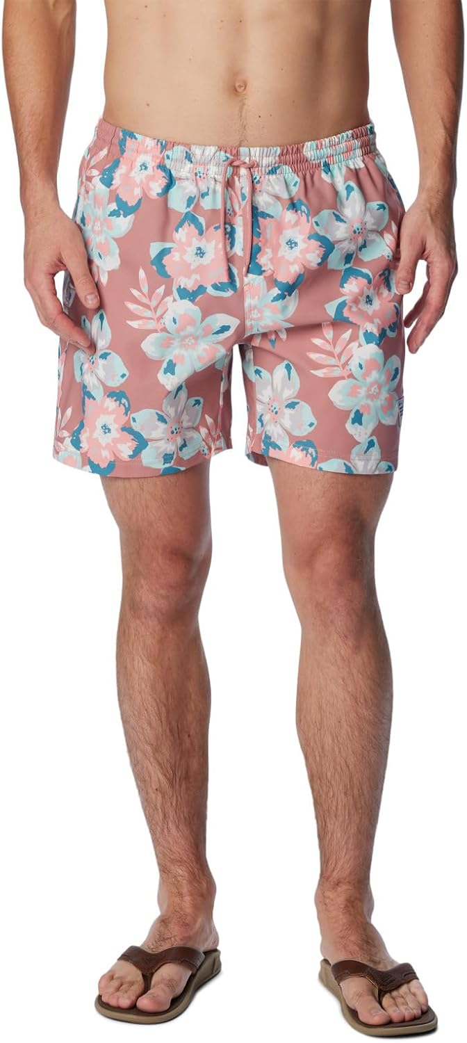 

Columbia мужские шорты PFG Rambler Water, Sandalwood Pink Botanicraze