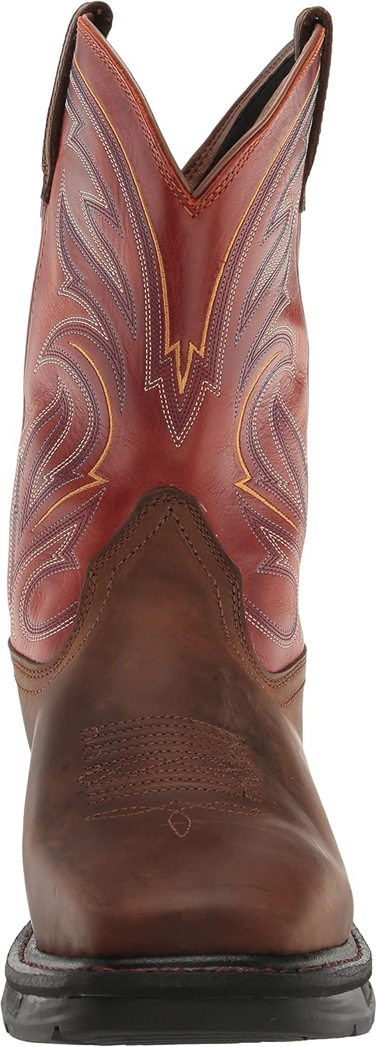 Мужские ботинки ARIAT Workhog Xt Cottonwood, Dark Earth/Brick — фото 2