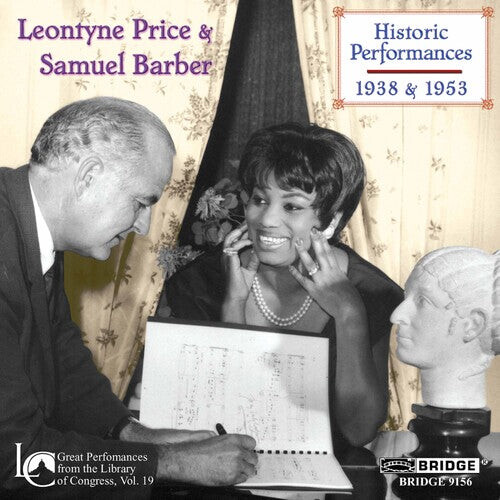 

CD диск Price, Leontyne / Barber, Samuel: Library of Congress 19: Price & Barber
