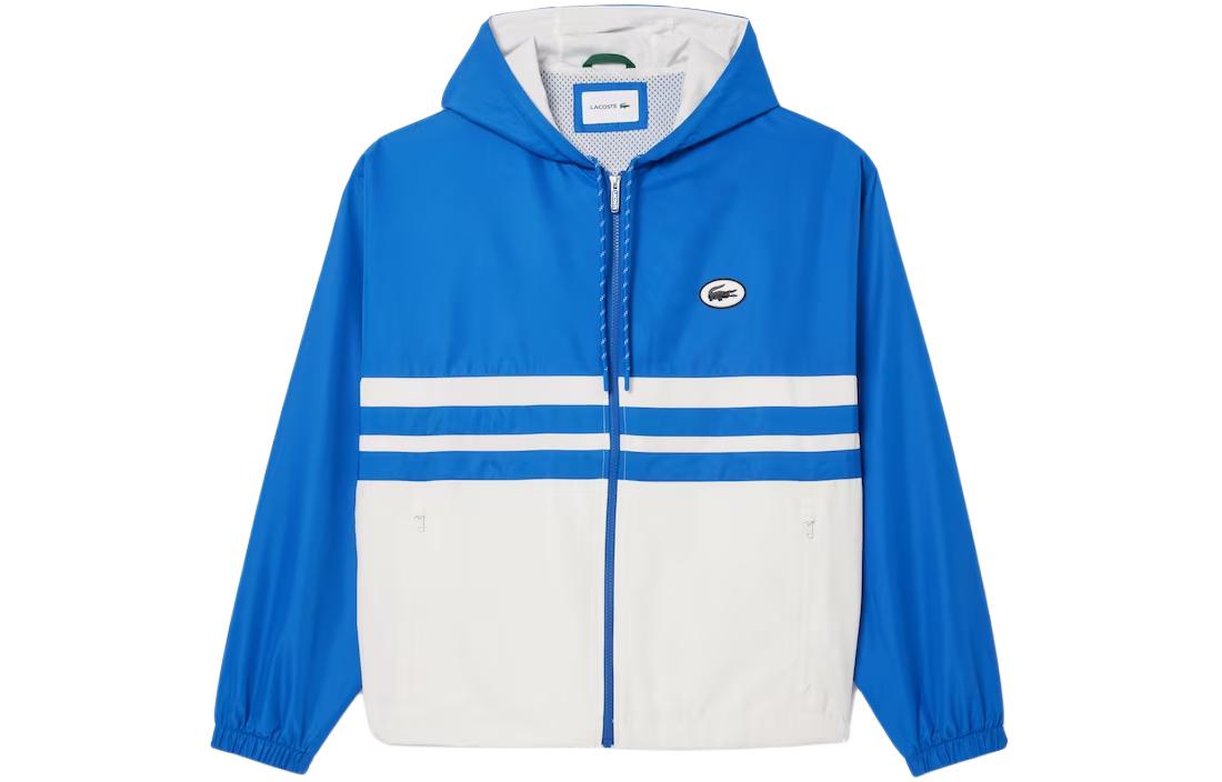 

LACOSTE Куртка мужская бело-голубая, White Blue