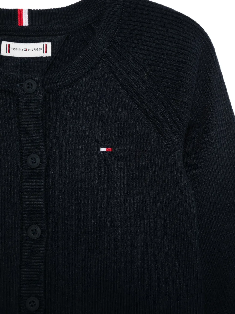 Кардиган с рукавами три четверти Tommy Hilfiger Junior, синий — фото 3