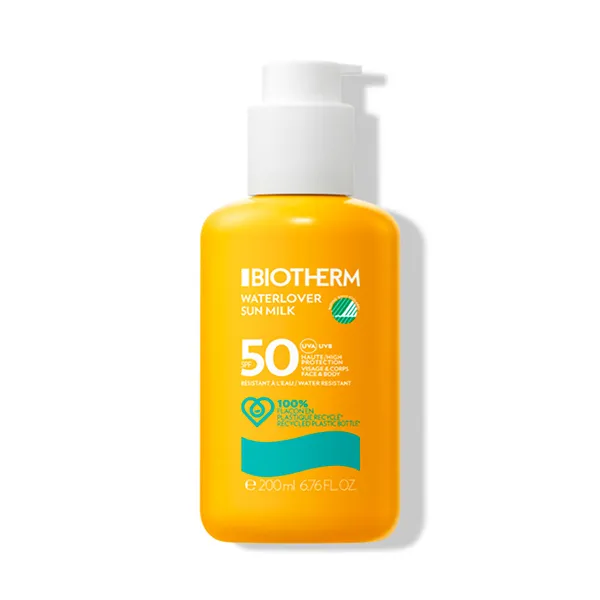 

Экологичное солнечное молочко Waterlover Sunmilk Spf 50 Biotherm, 200 ml