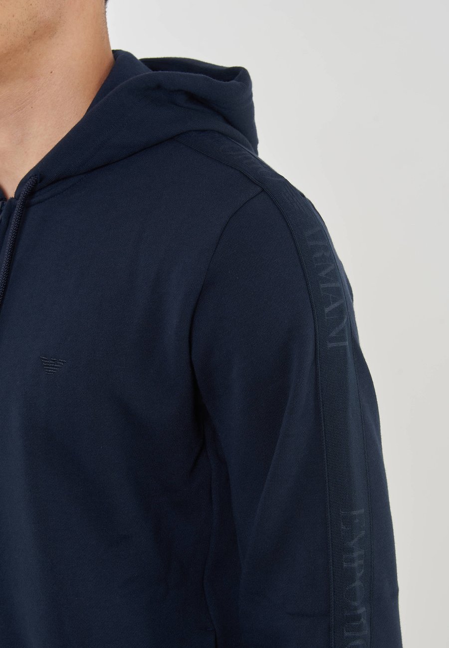Толстовка Emporio Armani Zip-up sweatshirt, Armani Blue/Blue — фото 4