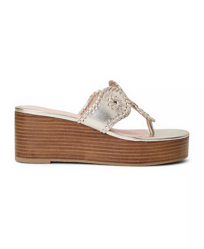 Кимберли Mid-Wedge - Nappa Jack Rogers, серебро